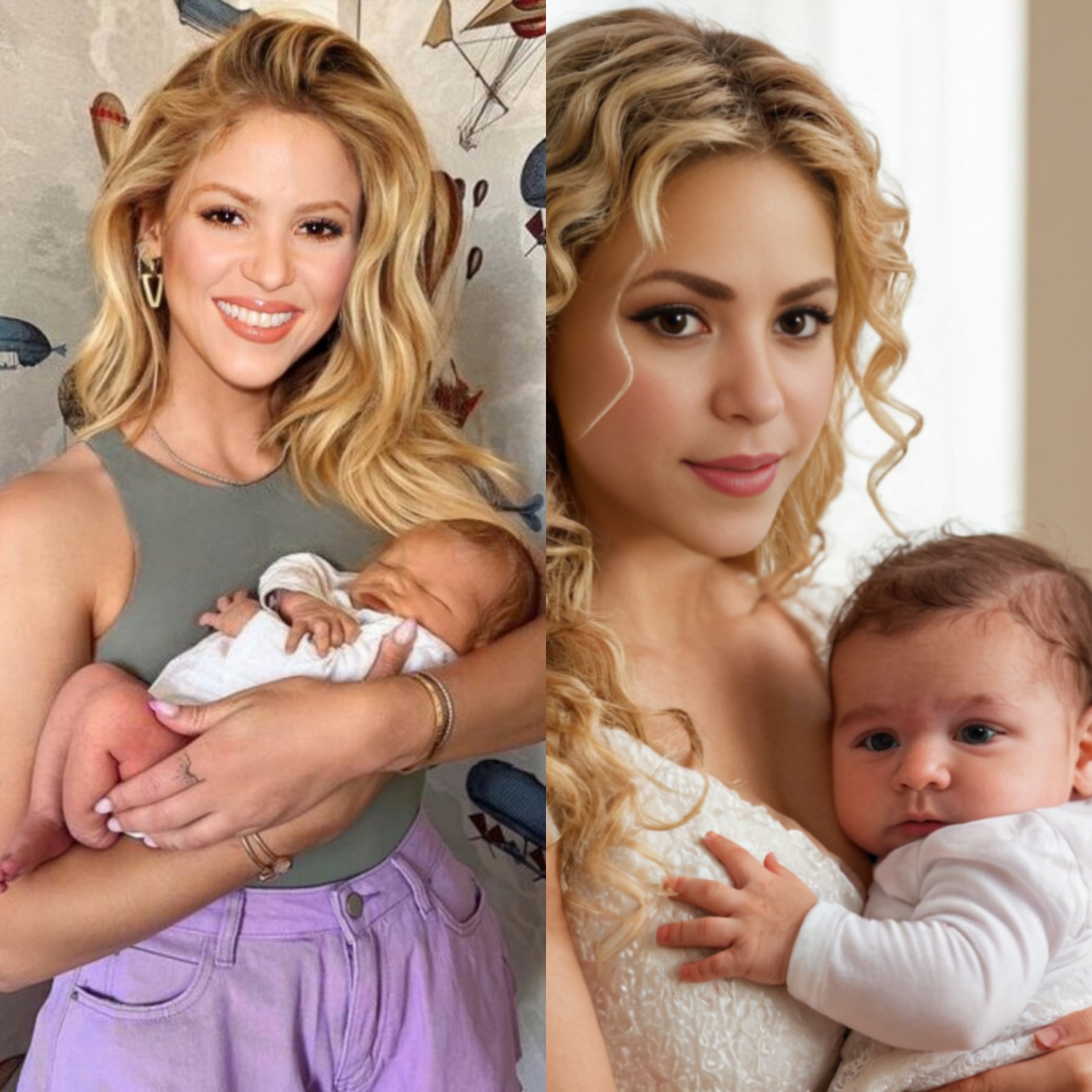 (xt) Shakira Revela El Nacimiento de Su Hija Isabella Hamilton. Shakira