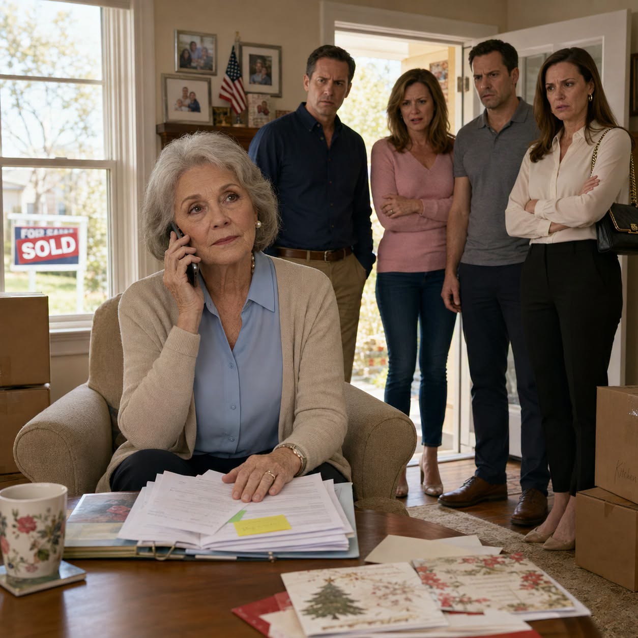 After I stopped paying my three adult children’s bills, they cut me out of the family completely—no birthday call, no Thanksgiving invitation, not even a thank-you after cashing my Christmas checks. Then I overheard my daughter-in-law laughing in a grocery store: “Why bother pretending to care? She’s old. Eventually she’ll die and we’ll get the house anyway.” I walked out without my groceries, called my financial adviser, and made sure the $800,000 house they were waiting to inherit would never belong to them.